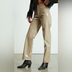 PacSun Tan Leather pants